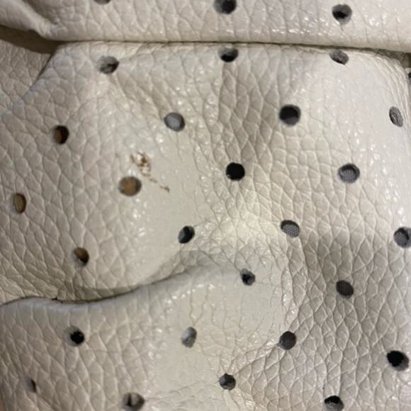 Betsey Johnson Vintage White Leather Clutch - Picture 6 of 8